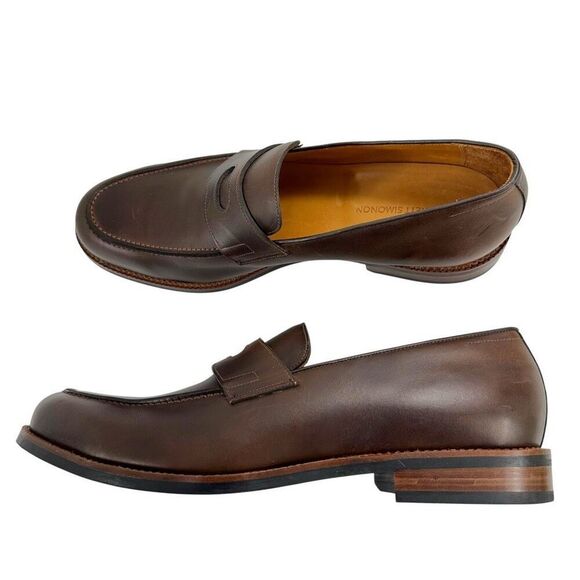Beckett Simonon Roy Leather Loafers Men’s Size 14 - Picture 4 of 11